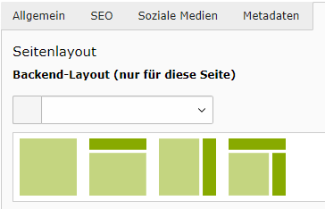 TYPO3 Backend-Layout